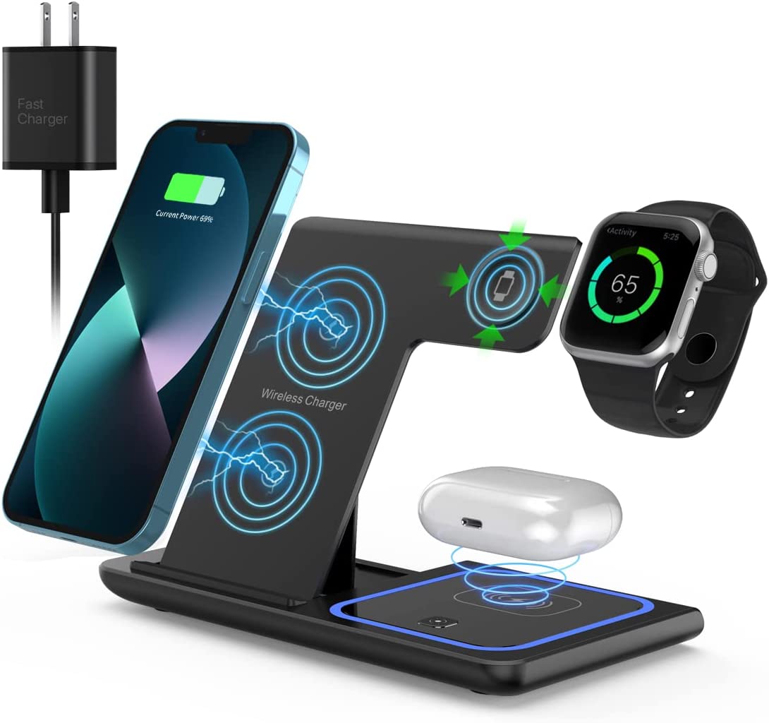 ANYLINCON 3-in-1 Wireless Charger: Must-have for Apple Device Users