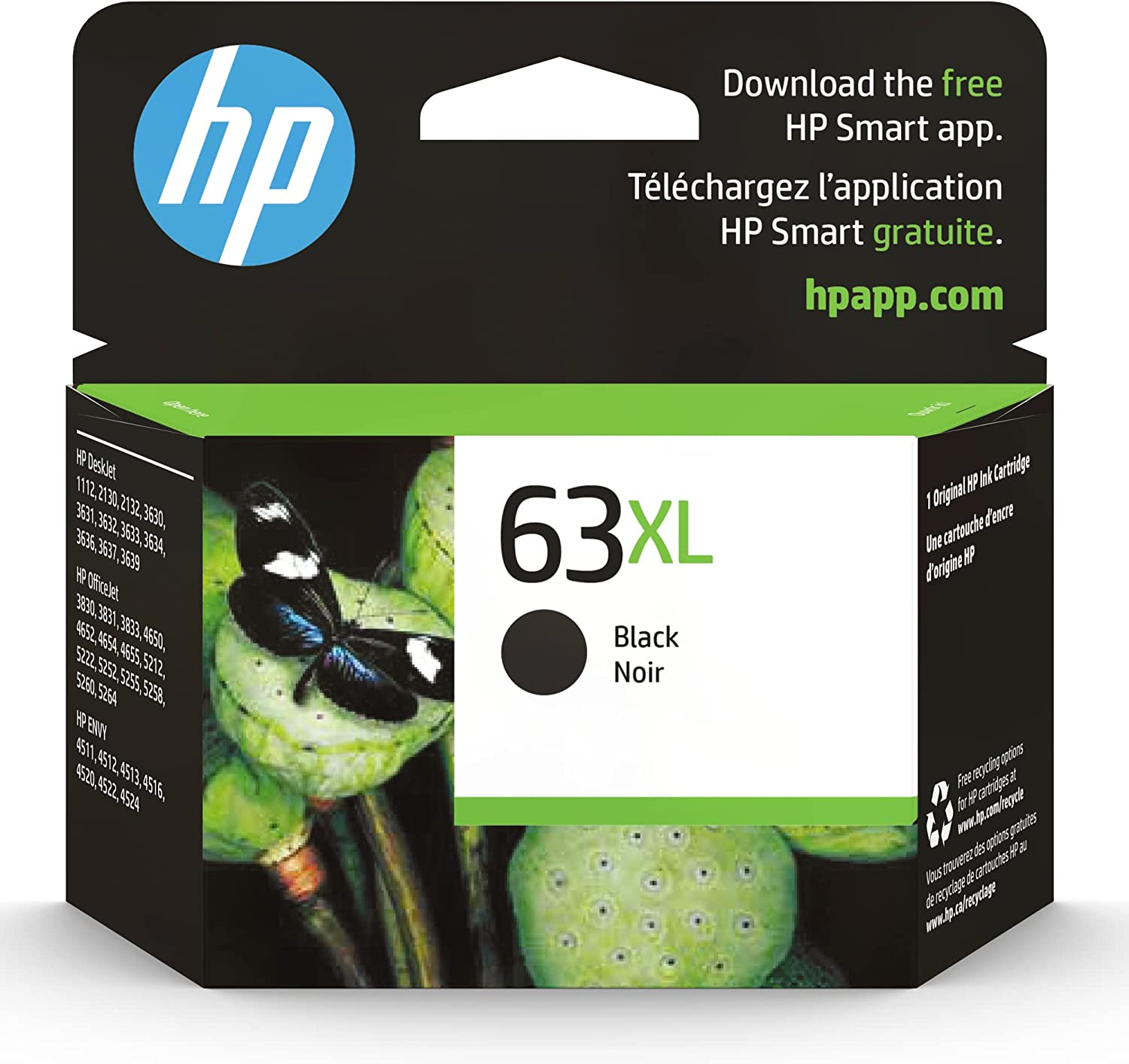 HP 63XL Black High-Yield Ink Cartridge: Superior Printing Solution.