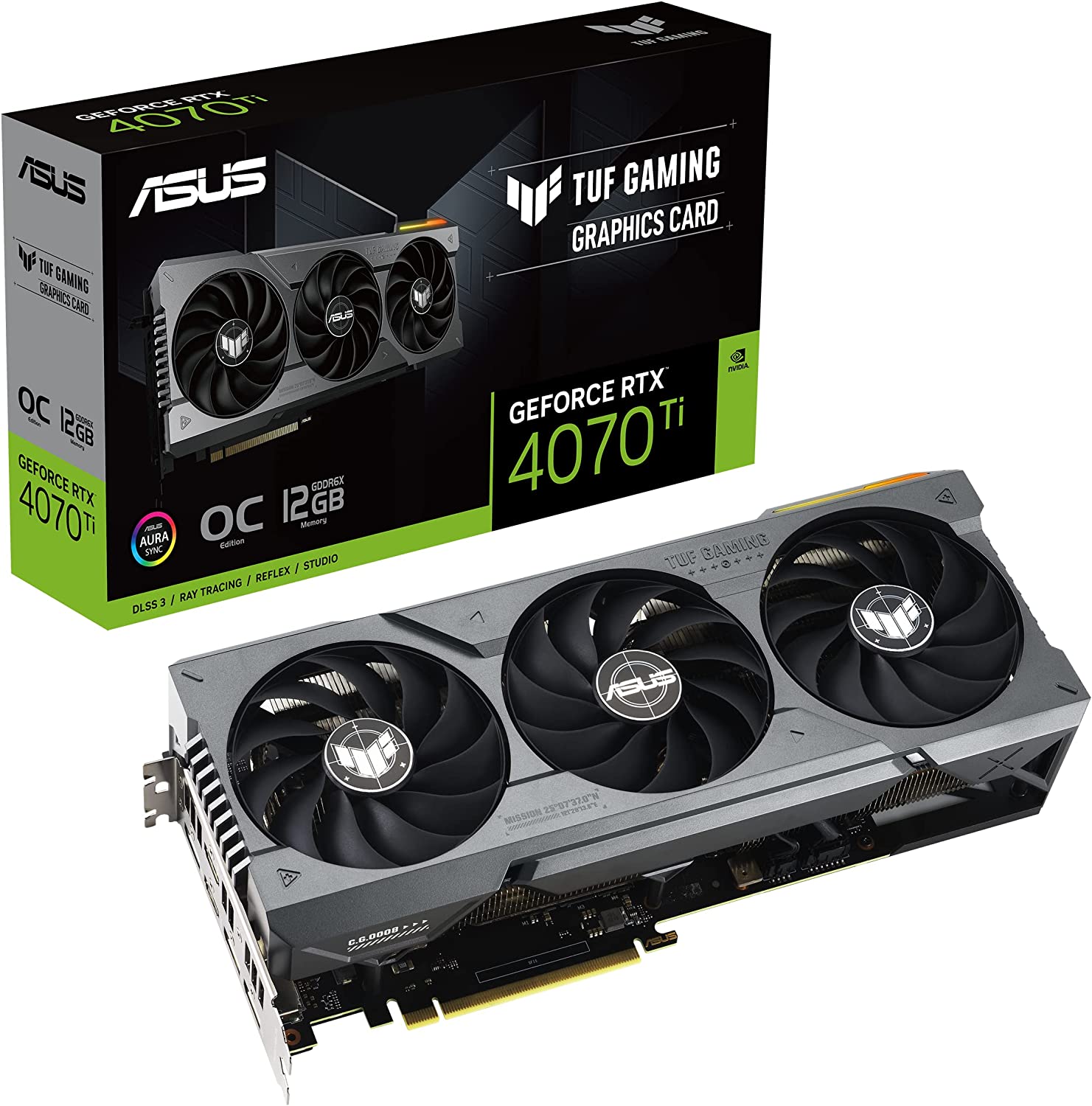 ASUS TUF Gaming NVIDIA GeForce RTX™ 4070 Ti OC Edition: Powerhouse for Ultimate Gaming Experience