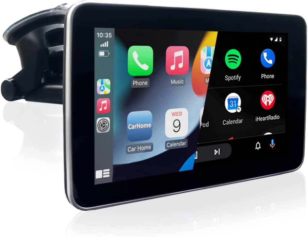 AutoSky 7″ Portable Infotainment Display: Transform Your Drive Experience_