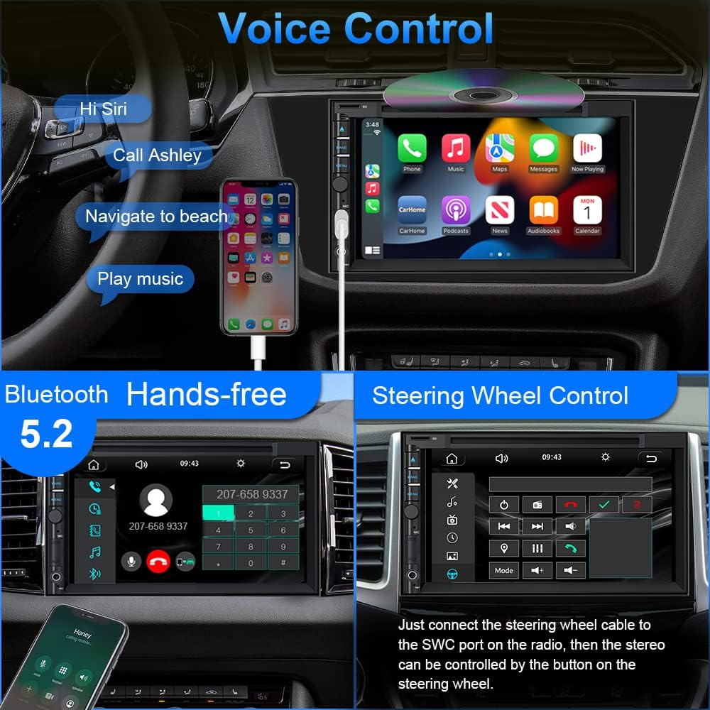 Double Din Car Stereo