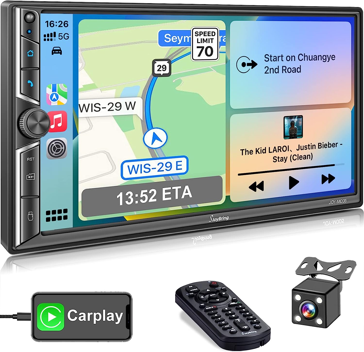 Revolutionize Your Drive: Double Din Car Stereo with Voice Control CarPlay Review