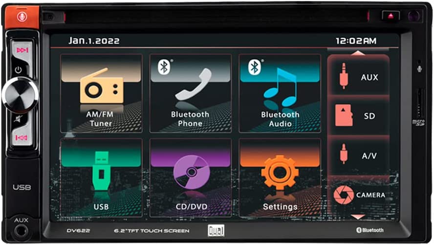 Enhance Your Drive with Dual Electronics DV622 6.2″ Multimedia Car Stereo Receiver