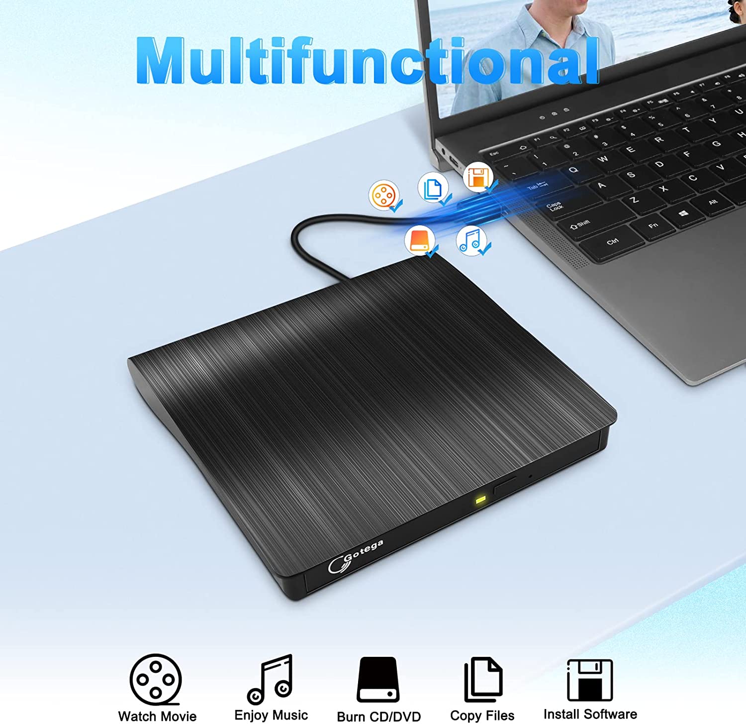 Gotega External DVD Drive Review Introduction