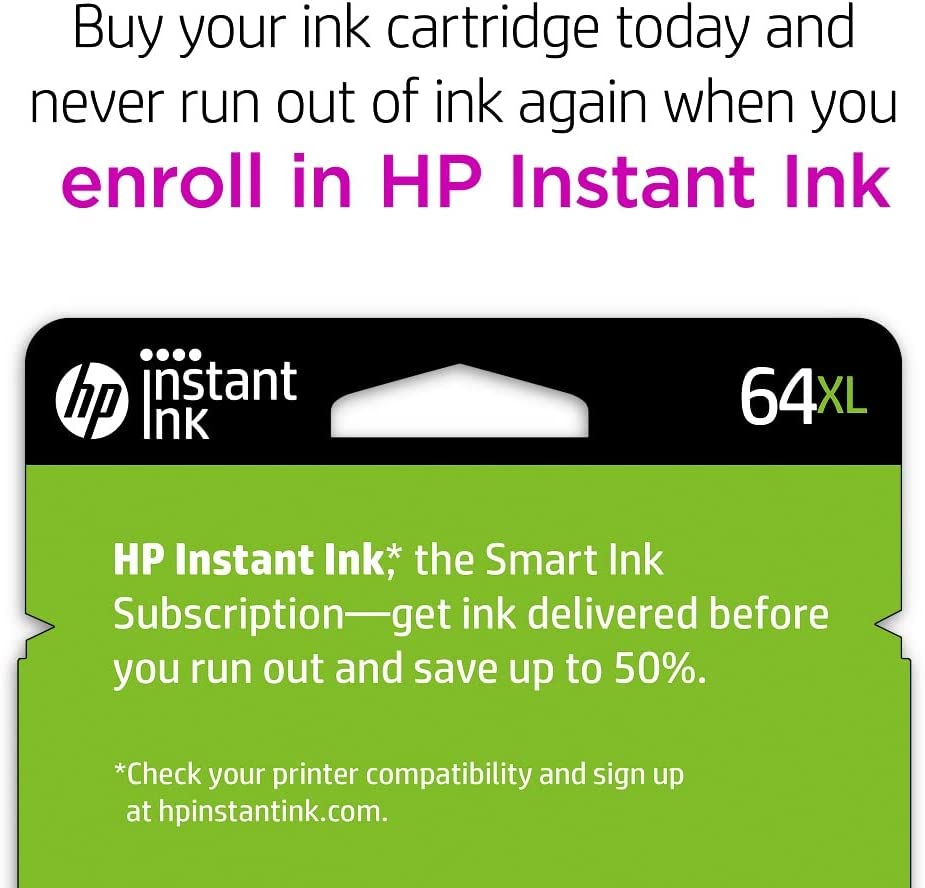 HP 64XL Black High-Yield Ink Cartridge