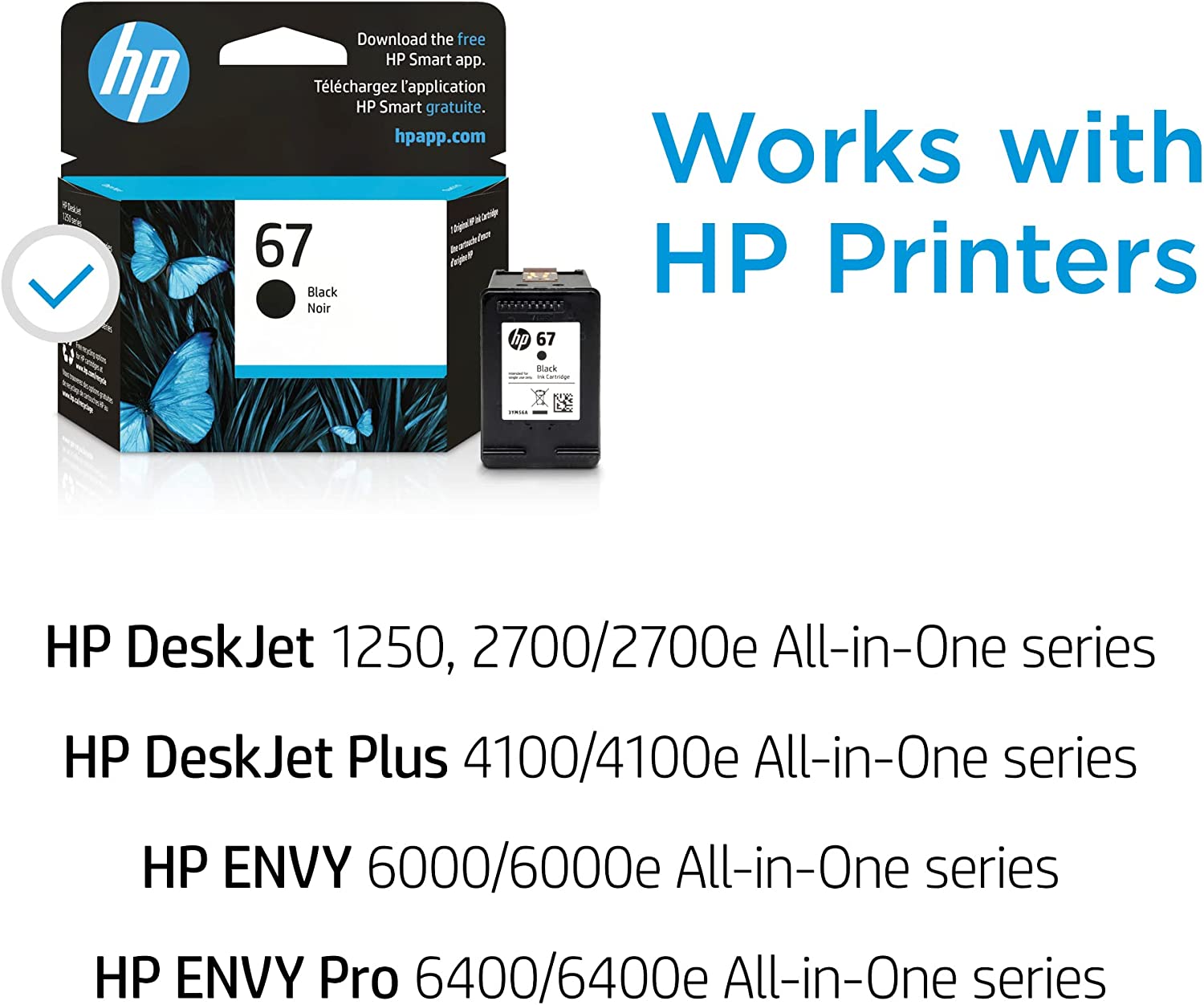 HP 67 Black Ink Cartridge