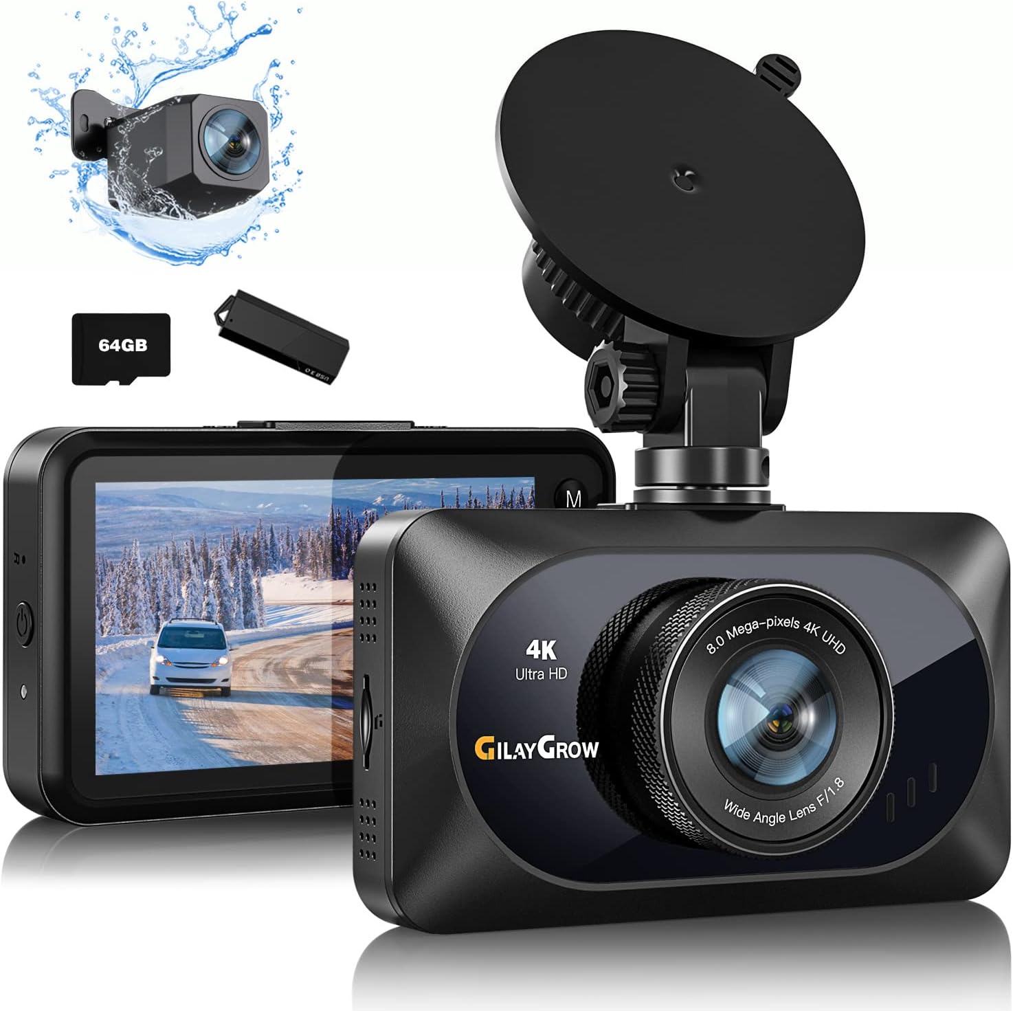 Review: 4K Dual Dash Cam GILAYGROW – Superior Night Vision & Recording Quality