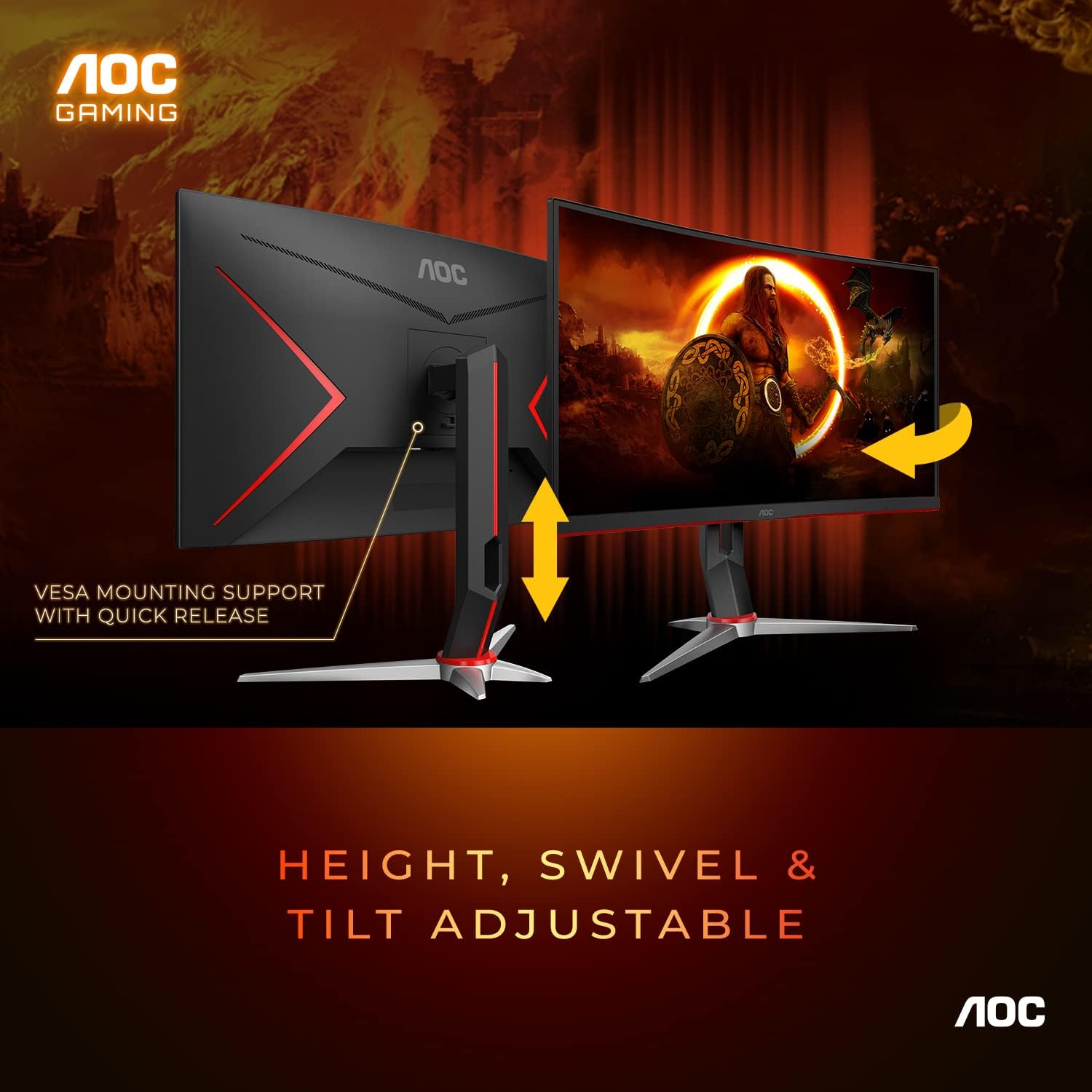 AOC C27G2Z 27" Ultra-Fast Gaming Monitor