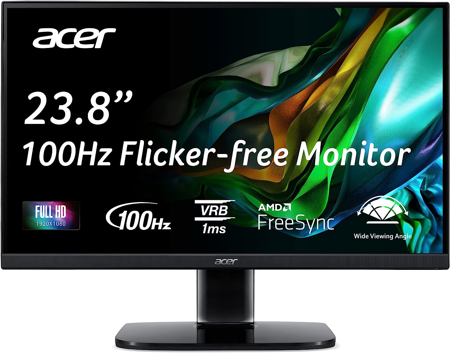 Acer KC242Y Hbi 23.8″ Full HD Zero-Frame Monitor: Game, Work, Win!