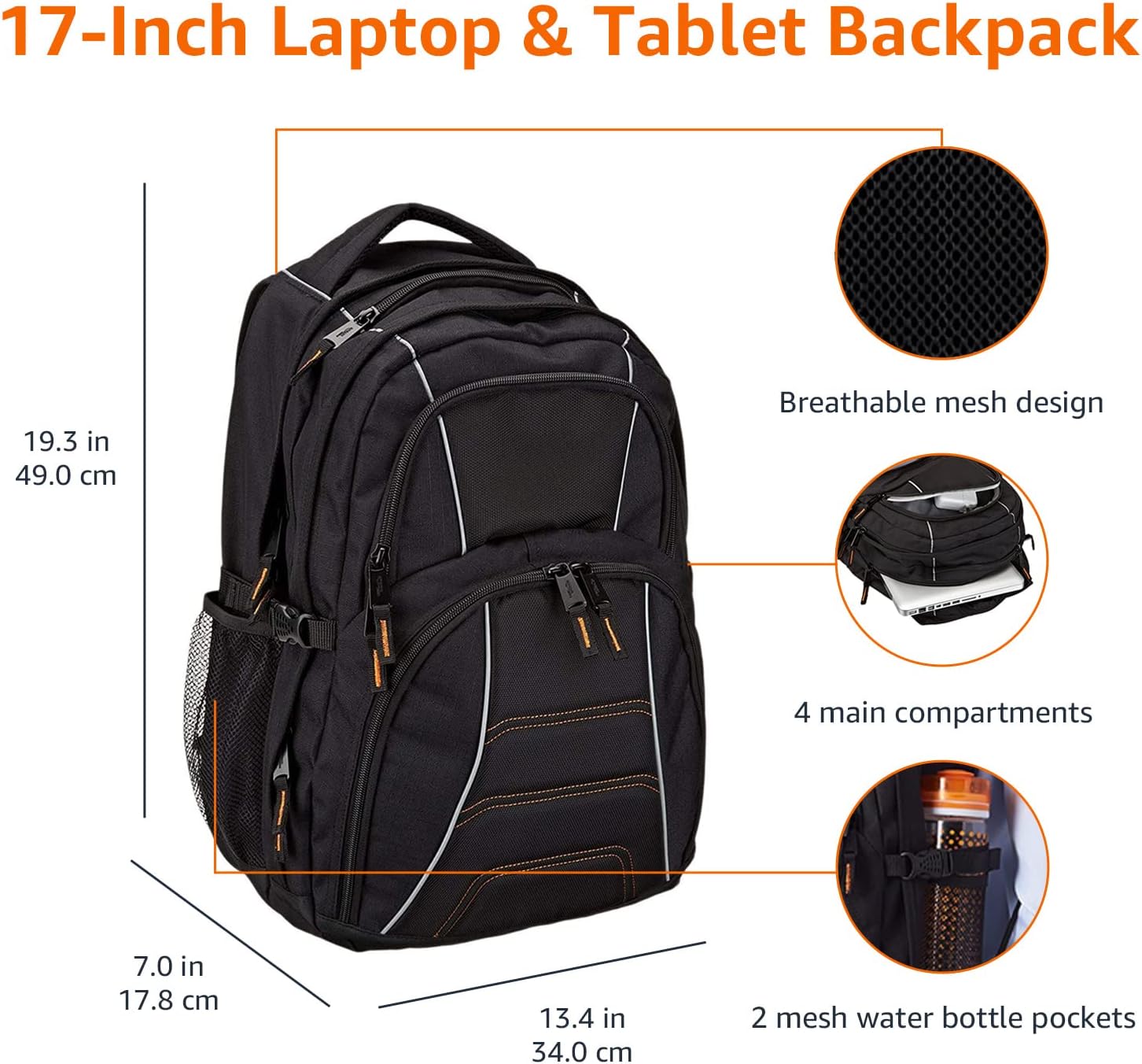 Amazon Basics Laptop Backpack