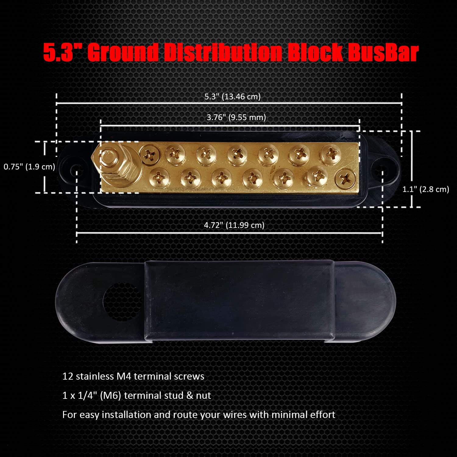 Ampper 12-Terminals BusBar