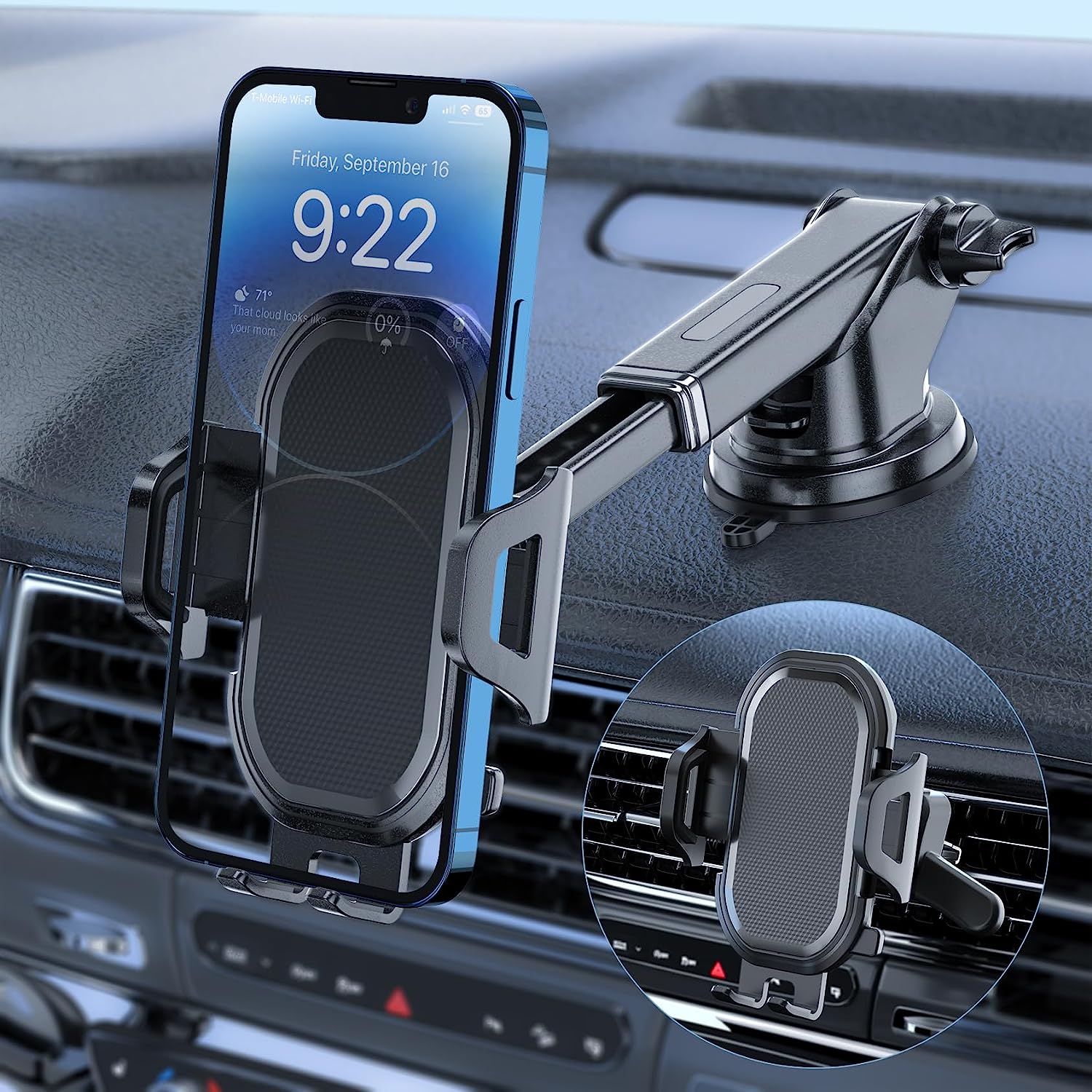 Off-Road Level Car Phone Holder: Ultimate Stability for Hands-Free Use