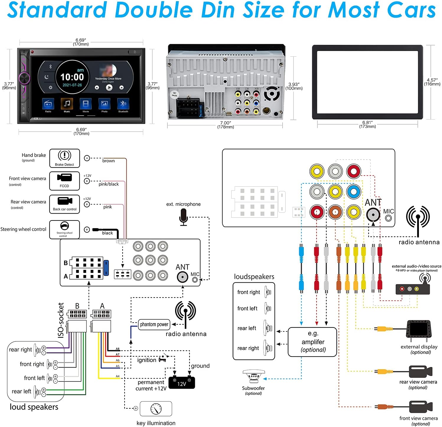 Car Stereo Receiver