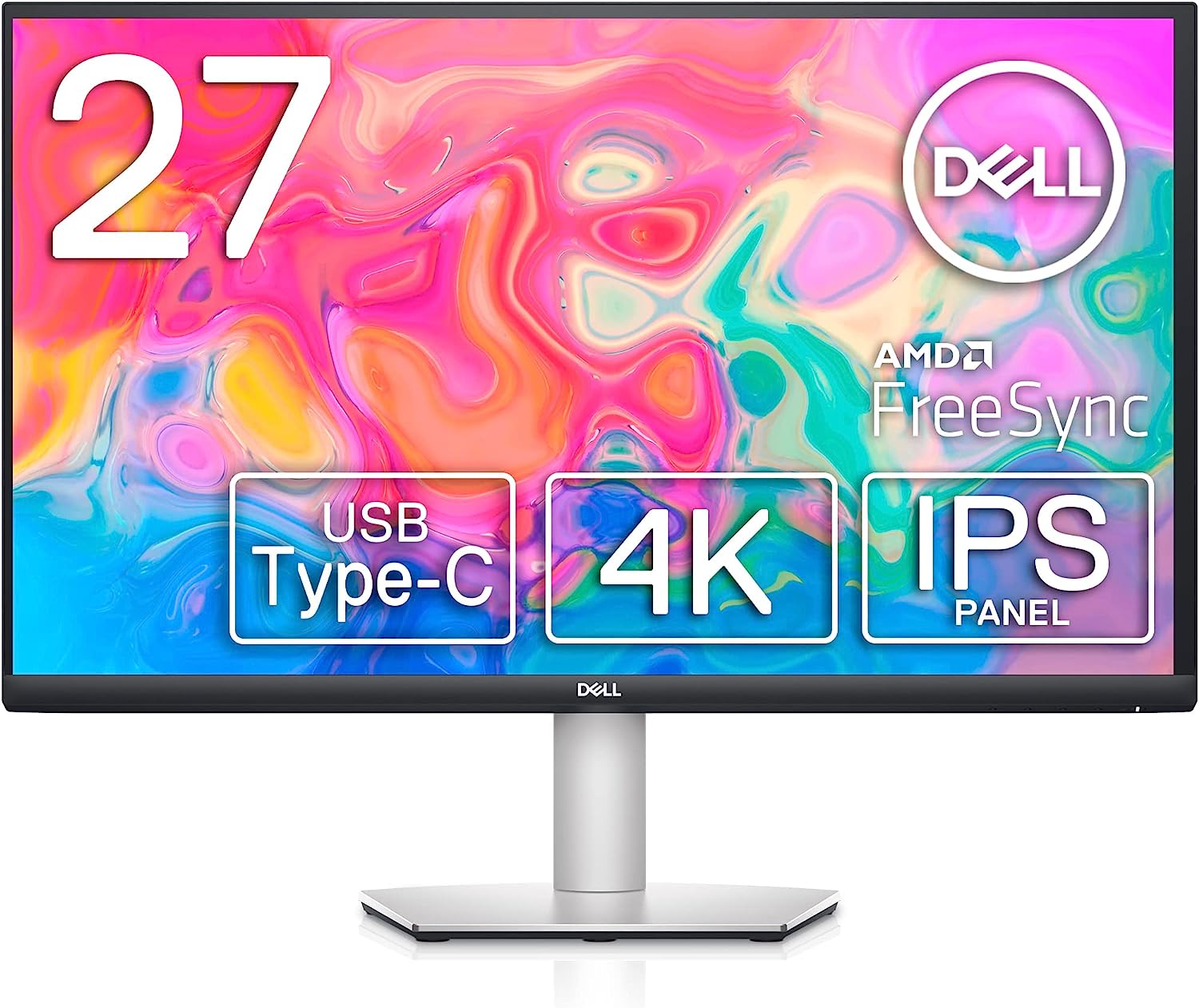 Dell S2722QC 27-inch 4K USB-C Monitor: Superior Display and Versatile Connectivity