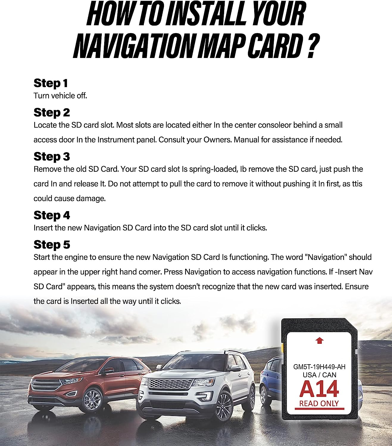 ESEWALAS 2023 Navigation SD Card Introduction