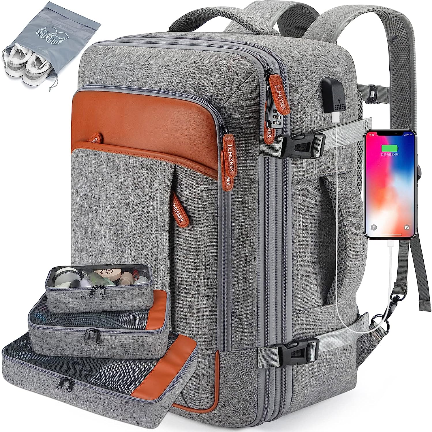 Extra Large 40L Flight-Approved Carry On Backpack: The Ideal Travel Companion