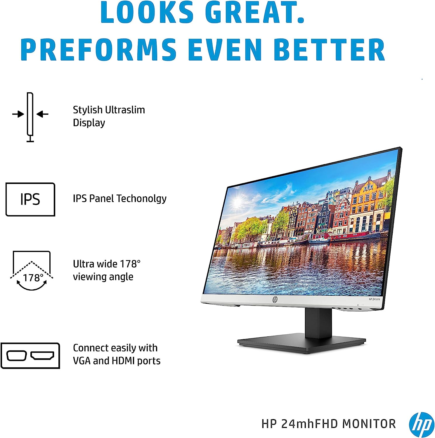 HP 24mh FHD Monitor