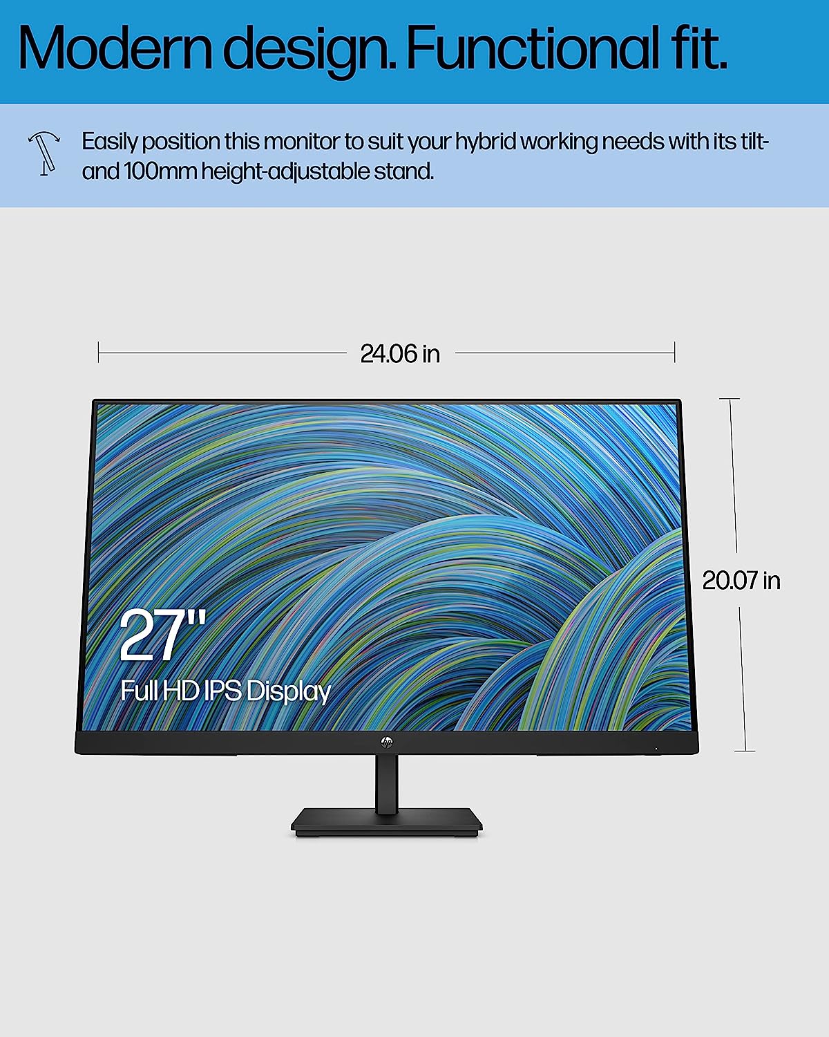 HP 27h Full HD Monitor Introduction