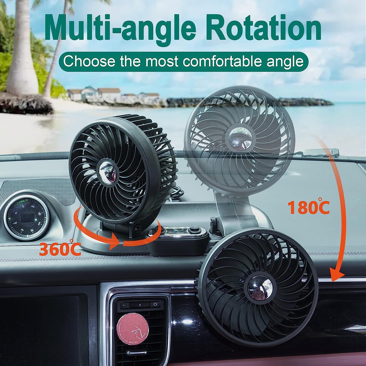 USB Cooling Car Fan