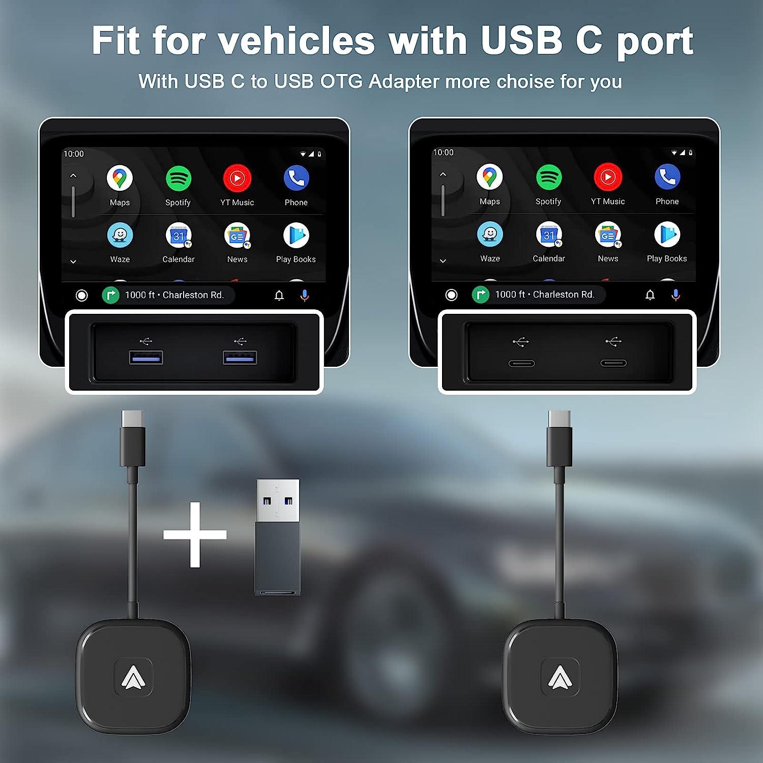 Wireless Android Auto Adapter 2023