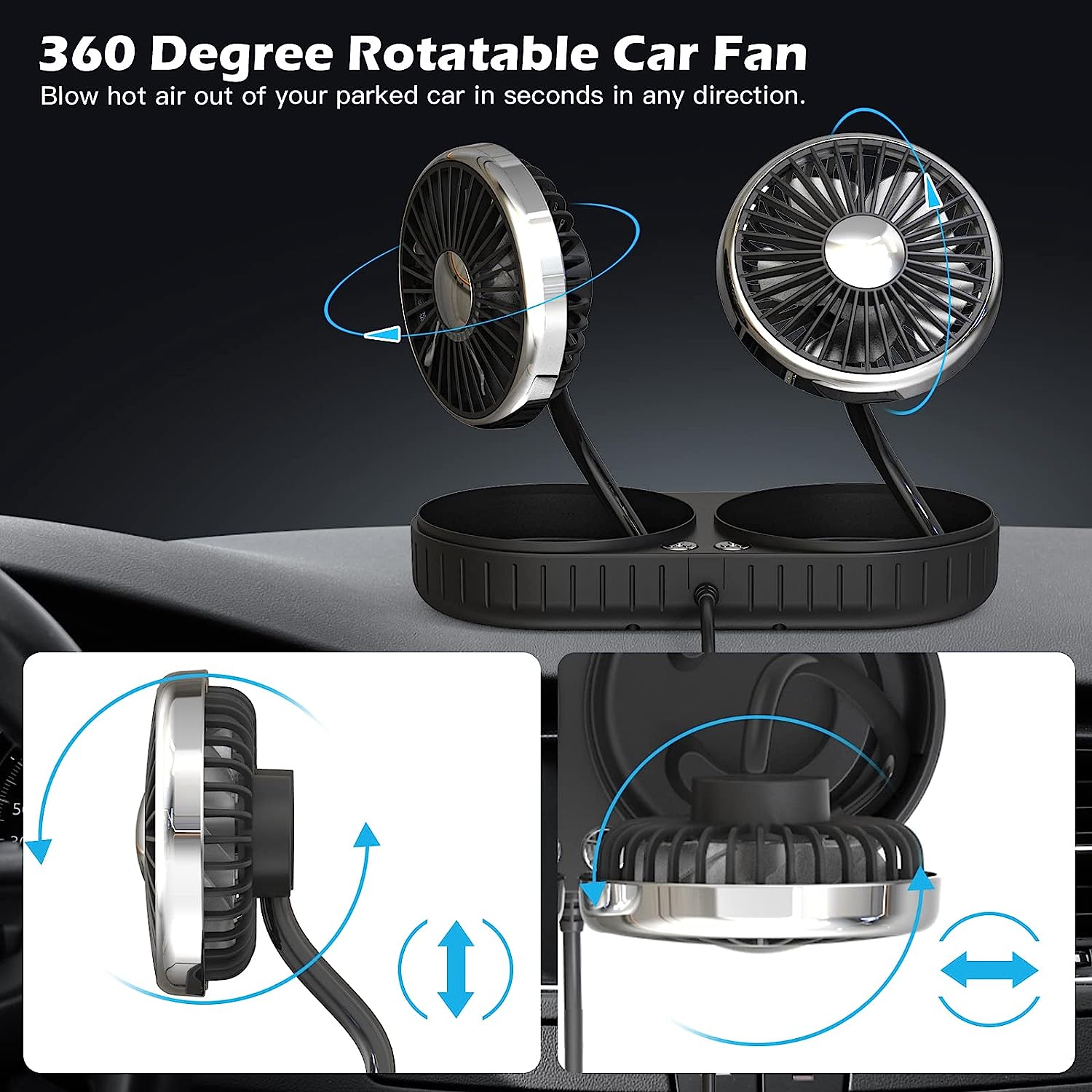 Zmoon Car Cooling Fan